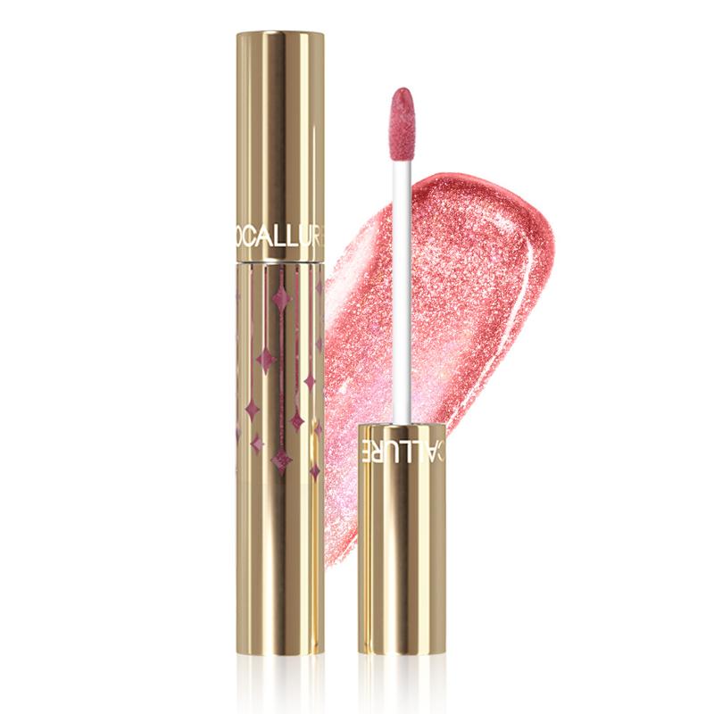 Focallure Born Shine Glitter Lip Gloss Glossy Shimmery Liquid Lipstick - Natural Hydration for Moisturized Lips