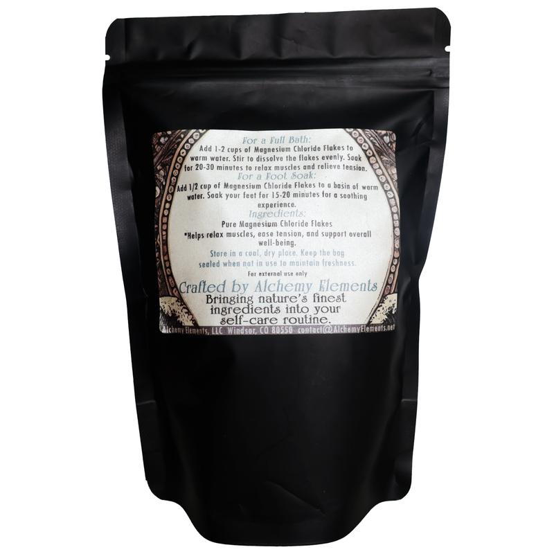 Pure Magnesium Chloride Bath Soak by Alchemy Elements 12.5oz