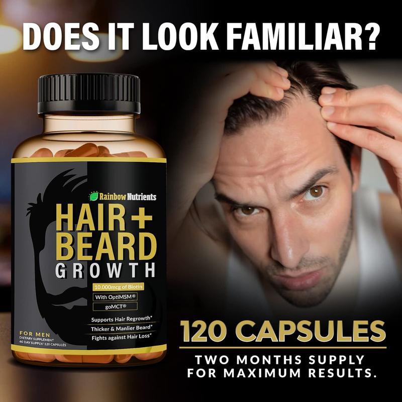 Hair + Beard Growth for Men