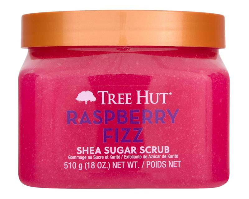 NEW SALE Tree Hut Raspberry Fizz Shea Sugar Scrub, 18 oz, Ultra Hydrating and Exfoliating Scrub