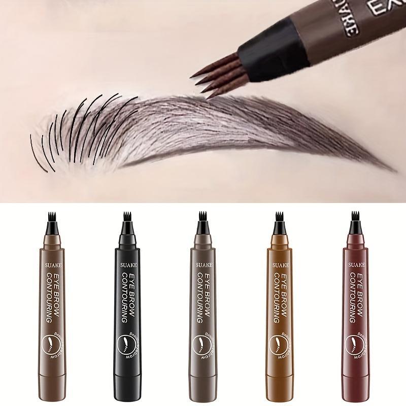 [Free shipping]Waterproof Eyebrow Pen,Microblading Eyebrow Pencil With 4Split Head, Natural Looking BrowsMakeup ( 5 Colors ) Cosmetic