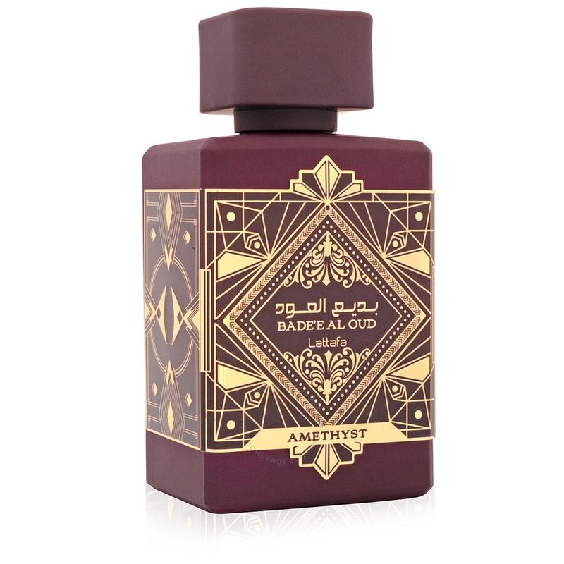 Badee Al Oud Amethyst Perfume by Lattafa 3.4oz (100ml) Eau de Parfum EDP For Unisex Cologne Scented