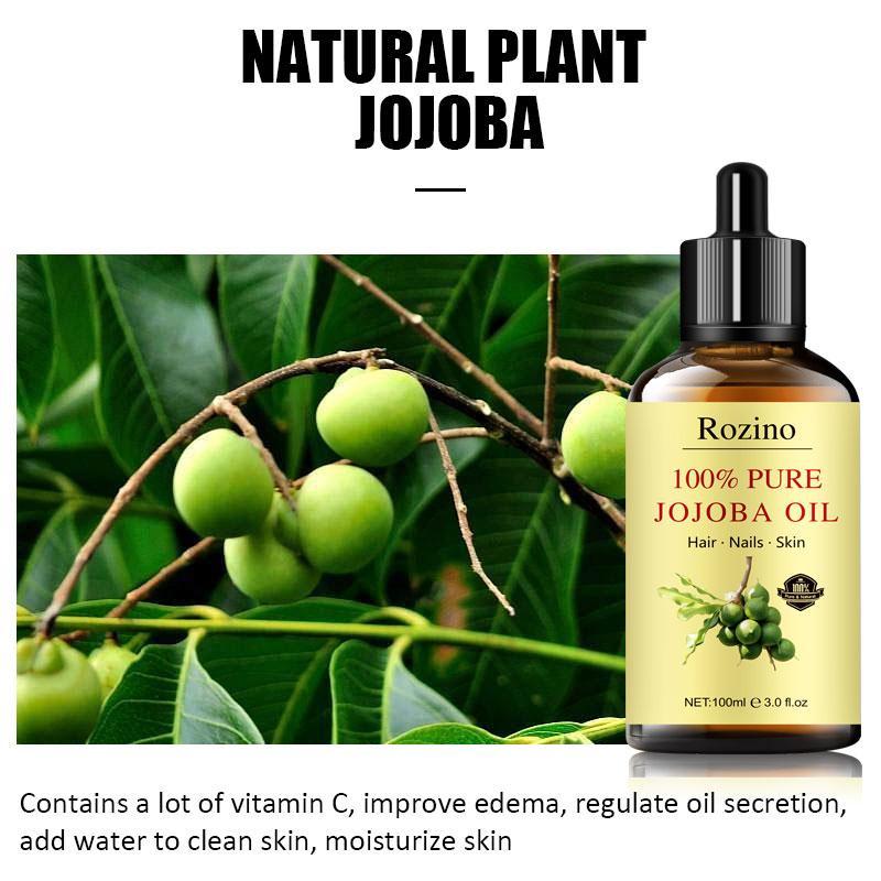 Jojoba Skincare Essential Oil, Moisturizing Facial Serum, Refreshing And Non Greasy Essence, For Facial Hair And Body