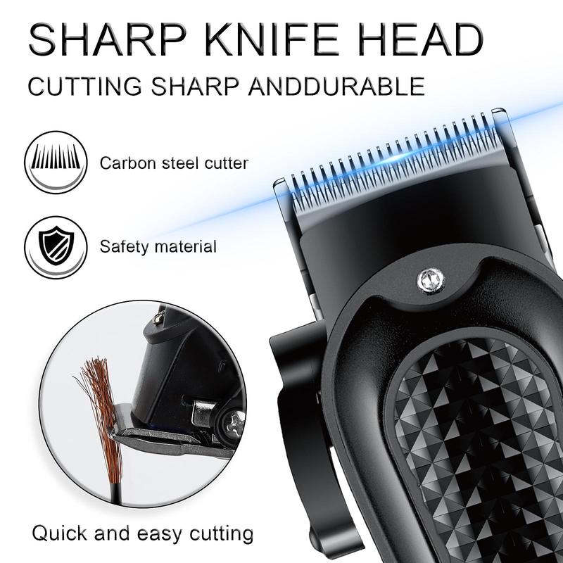 Hair Clipper, 1 Box Retro Oil Head Carving Digital USB Professional Hair Clipper, Electric Push Clipper, Hair Trimmer for Men