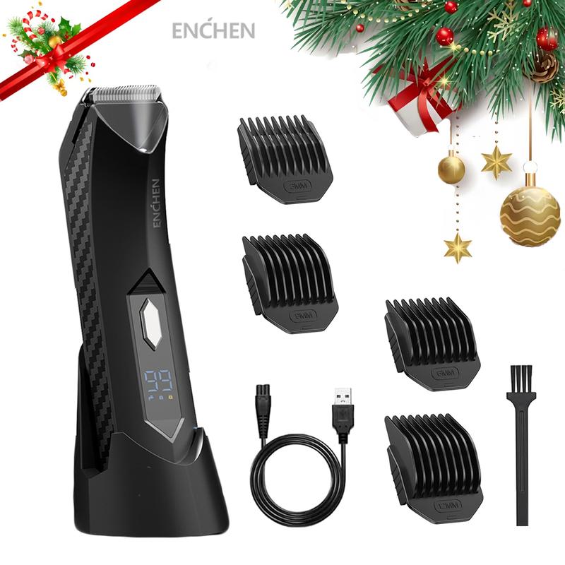 ENCHEN Beard Hair Trimmer for Men, All-in-One Mens Grooming Kit with Trimmer for Beard, Nose, face, Cordless Hair Clippers Electric Razor,  Replaceable Ceramic Blade Heads, Thanksgiving Christmas Gift Set