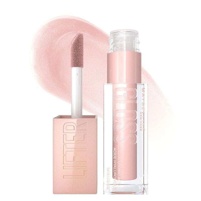 Maybelline Lifter Gloss, Hydrating Lip Gloss with Hyaluronic Acid, High Shine for Plumper Looking Lips