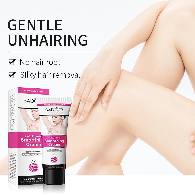 Easy Hair Removal Cream for Body Care, Gentle & Comfort Painless Hair Removal Cream, Moisture & Smooth Hair Removing Cream for Women & Men, Professional Body Care Product