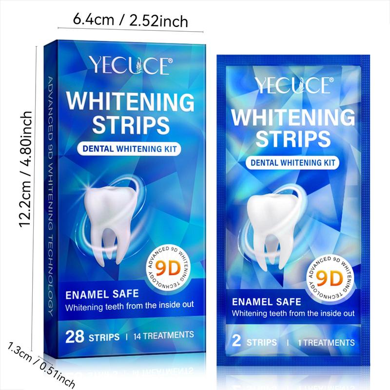 Teeth Brightening Strips, 14pcs box Teeth Brightening Sticker, Oral Care Sticker for Daily Use, Portable Teeth Care Product for Men & Women