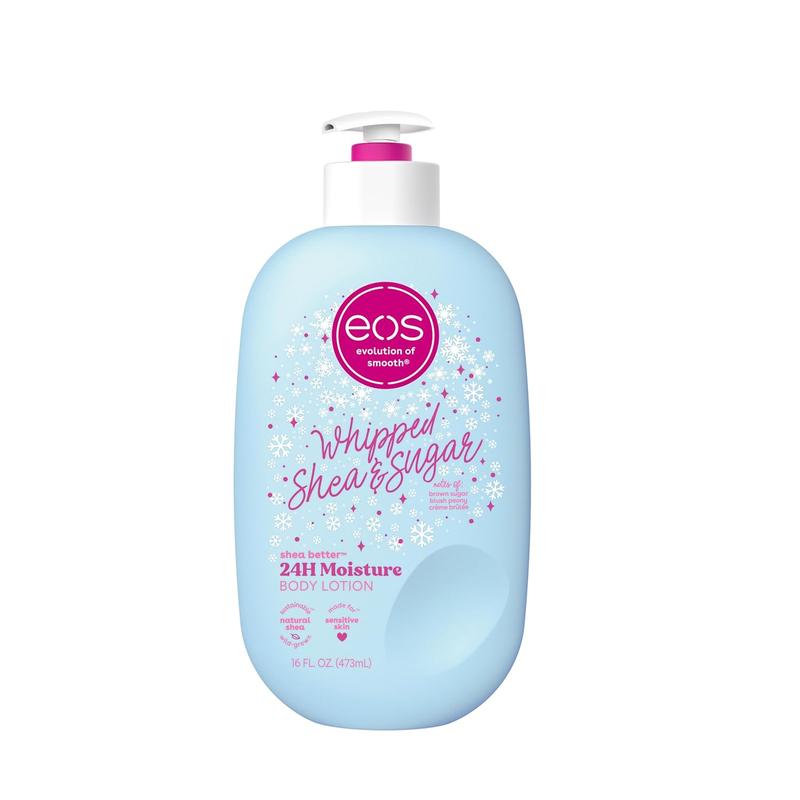 EOS Shea Better Holiday Body Lotion- Whipped Shea & Sugar, Limited-Edition Skincare, 24-Hour Moisture, Vegan, 16 fl oz