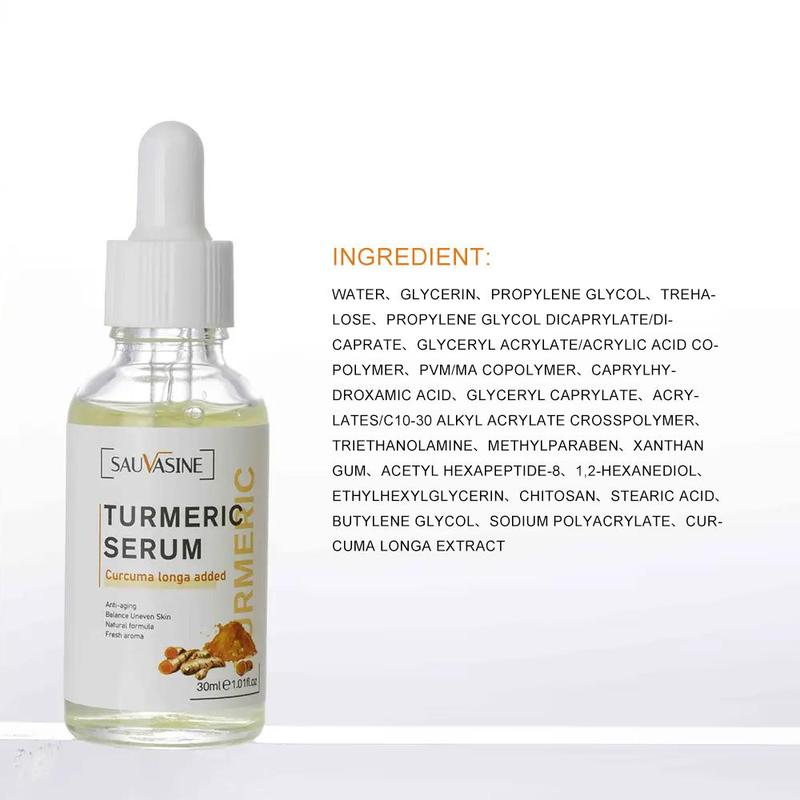 Turmeric Facial Serum, Deep Moisturizing & Firming Skin Beauty Essence, Face Moisturizer, Skin Soothing Facial Essence, Daily Skincare Product