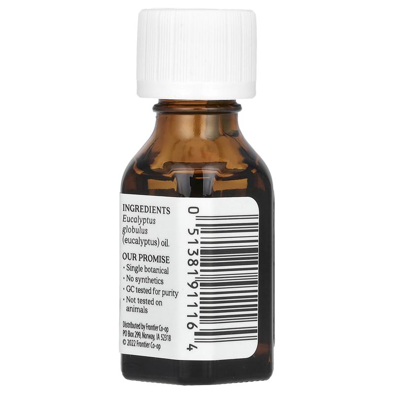 Aura Cacia Pure Essential Oil, Eucalyptus, 0.5 fl oz (15 ml)