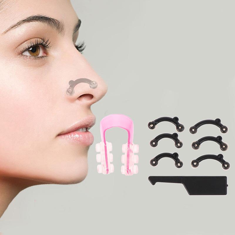 Nose Shaper, 1 Set Nose Lifter, Nose Bridge Straightener, Nose Shaping Tool, Manual Nose Massage Tool for Women & Men, Nose Bridge Bracket