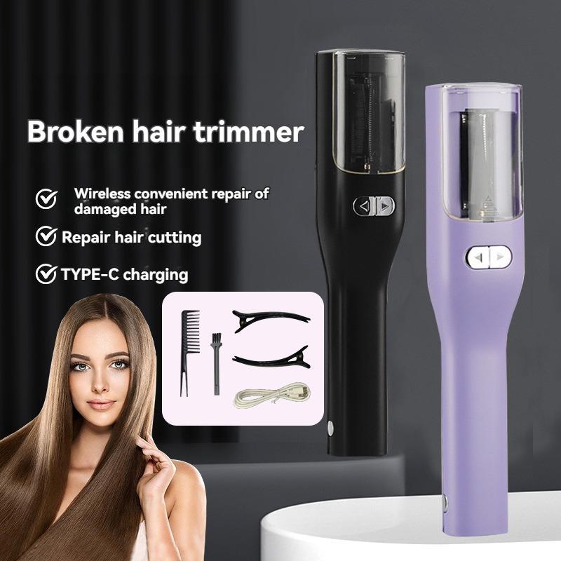 2 in 1 Hair Trimmer, USB Rechargeable Hairdresser, Multifunctional Hair Split Ends Trimmer, Professional Hair Styling Tool for Women, Christmas Gift