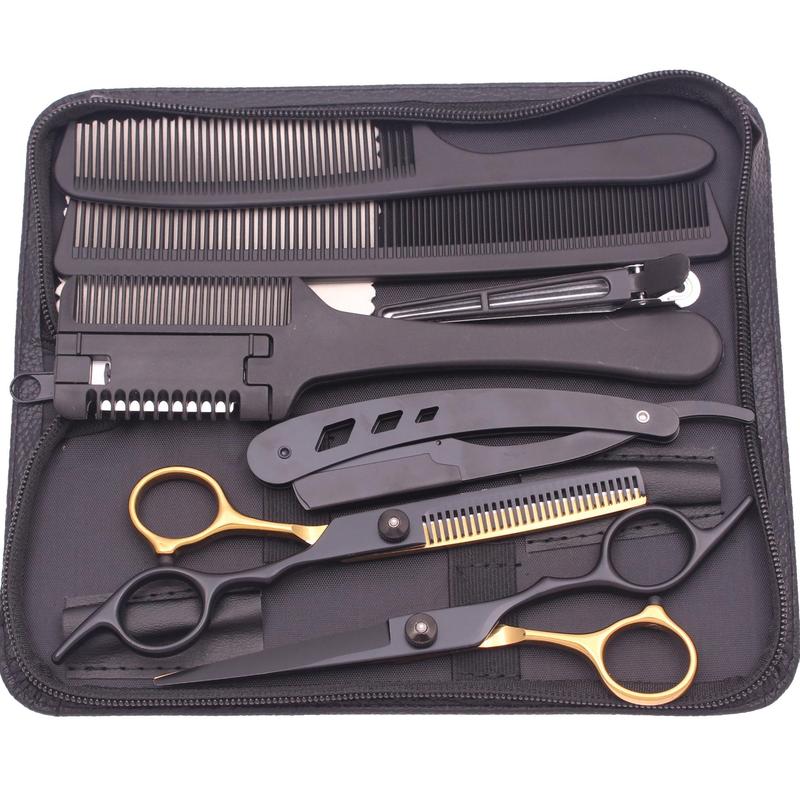 Hair Styling Tool Set, Hair Cutting Tool Set, Professional Hairdressing Scissors for Salon & Barber Shop, Hair Products, Heatless Styling Tools for Women & Men