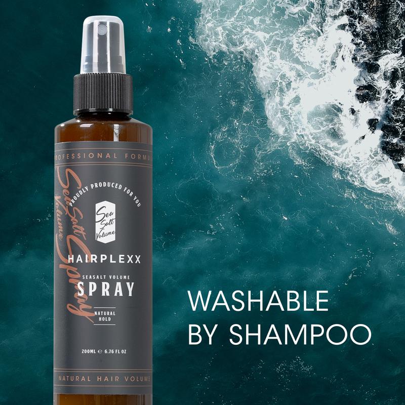 Hairplexx Sea Salt Volume Hair Spray for Both Women and Men, Natural Thick and Volumizing Hair Look with Matte Natural Hold, Paraben Free 6.7 fl oz