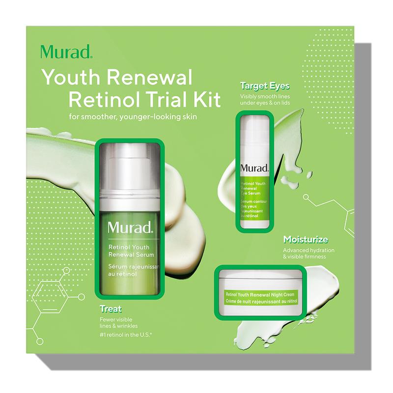 Youth Renewal Retinol for Wrinkles Trial Kit for Skin Repair - Skincare