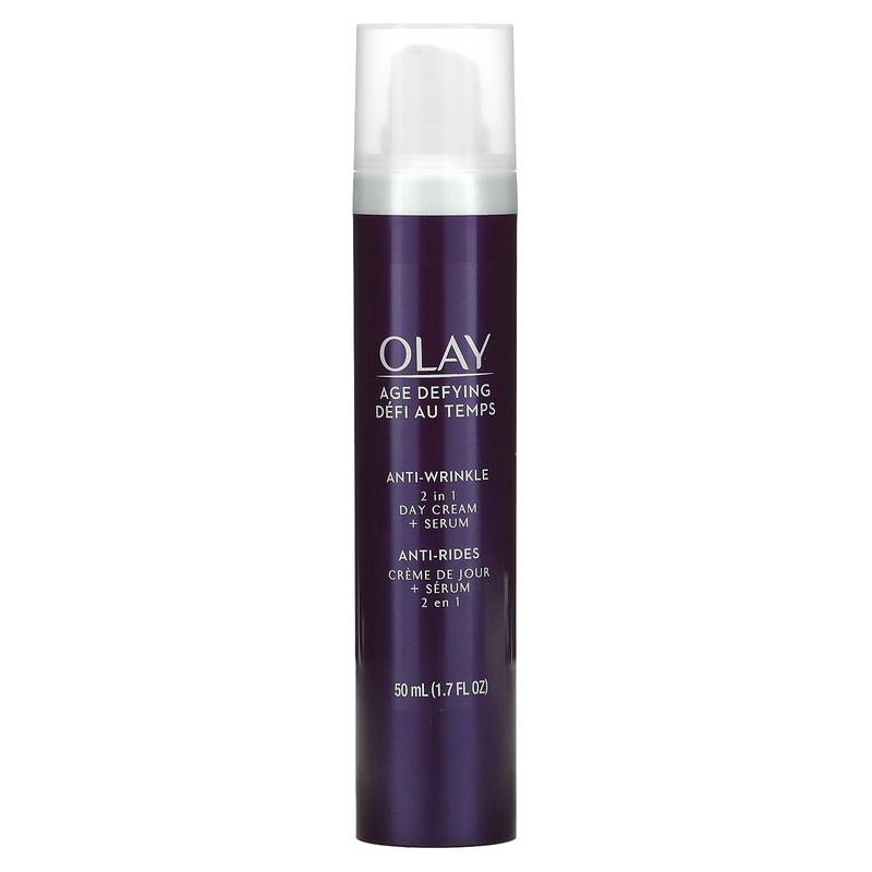 Olay Age Defying, Anti-Wrinkle, 2 In 1 Day Cream + Serum, 1.7 fl oz (50 ml)