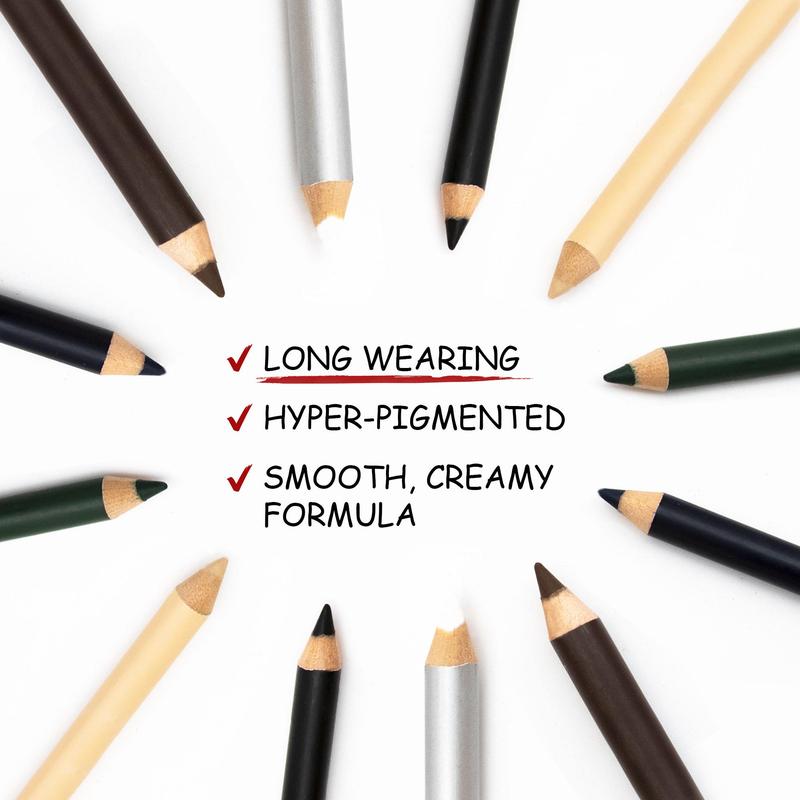 Long Lasting Eyeliner Pencil, 6 Counts Waterproof Eyeliner Pen, Eye Makeup Tool for Women & Girls, Professional Daily Makeup Accessories