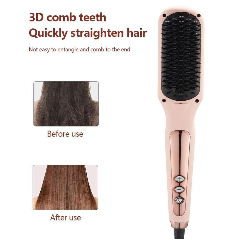 Hair Straightening Comb, Hair Straightener Brush, Hair Styling Tool for Women, Professional Hair Styling Tool for Home & Salon Use