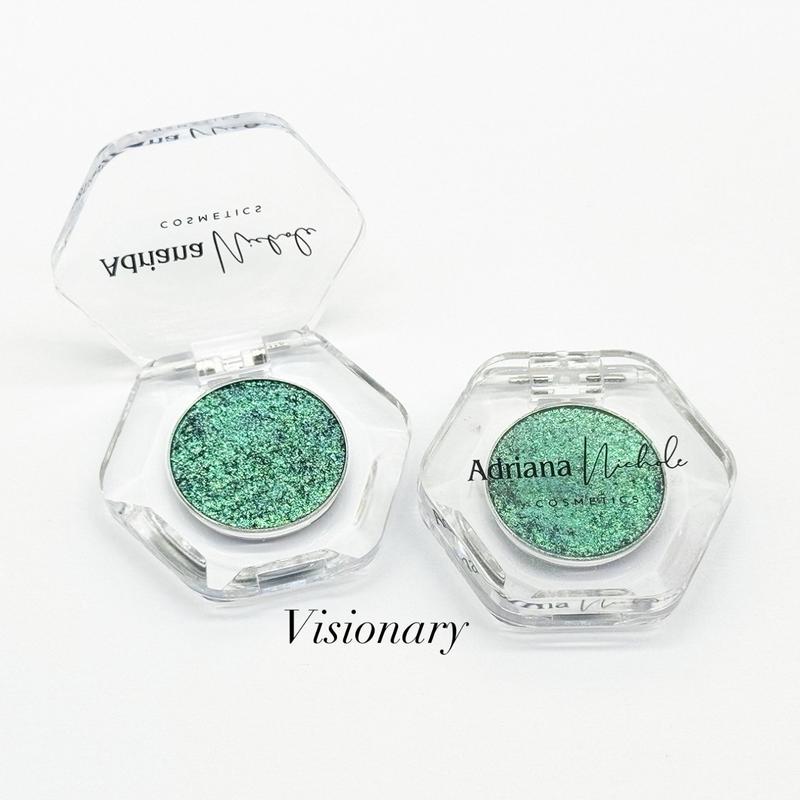 Single Duo Chrome Glitter Eyeshadows by Adriana Nichole Cosmetics (Ethereal)