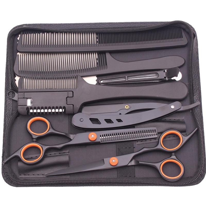 Hair Styling Tool Set, Hair Cutting Tool Set, Professional Hairdressing Scissors for Salon & Barber Shop, Hair Products, Heatless Styling Tools for Women & Men