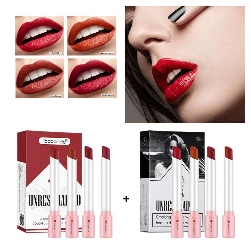 Long Lasting Matte Lipstick, 8 Counts Moisturizing Matte Lip Balm, Easy Coloring Lip Sticks, Suitable for All Occasions Lip Makeup, Summer Gifts,  Lip Products