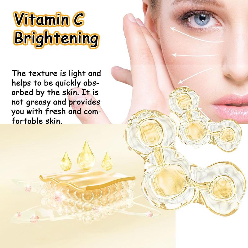 Vitamin C Moisturizing Skincare Kit, Including 1 Count Moisturizing Cream,1 Count Vitamin C Serum and 1 Count Spray, Hydrating Skin Care Kit for Women & Men