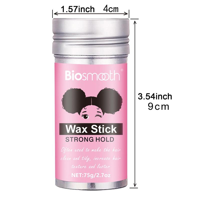 Hair Wax Stick , Slick Stick for Hair Non-greasy Styling Hair Pomade Stick for Flyaways Edge & Frizz Hair