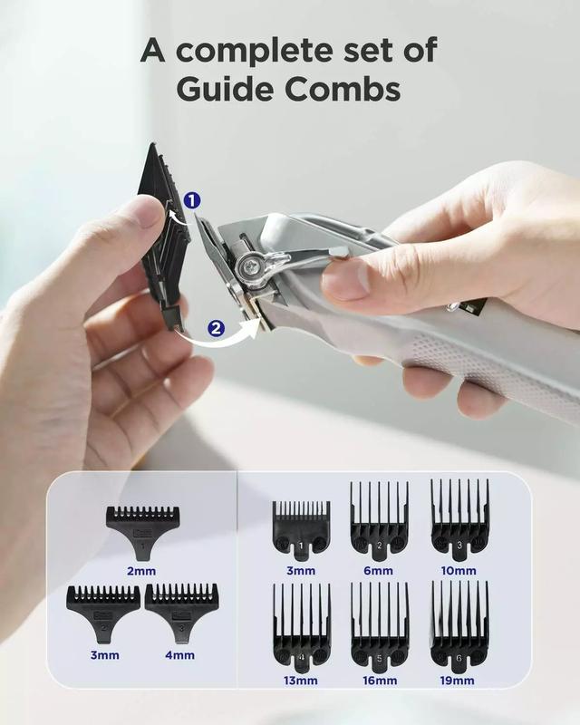 Limural Hair Clippers Cordless Professional Hair Cutting Grooming Kit for Men