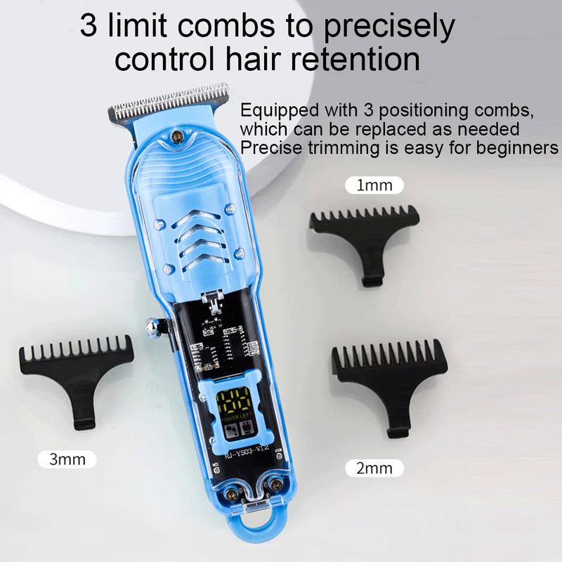 Electric Hair Clippers for Men, Multi- functional Rechargeable Hair Trimmers, Professional Body Hair Trimmers, Barber Clippers Hair Cutting Kit, LED Display, Powerful And Safe, Hair Styling Tools, Gifts for Men , Hair Trimmers & Clippers ，Christmas Gifts