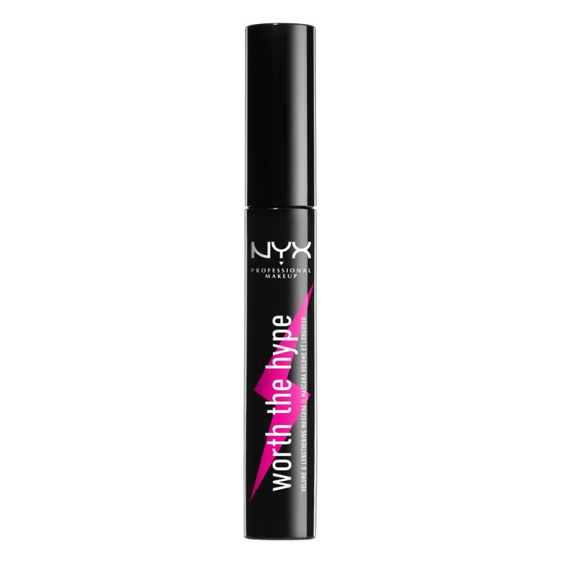 Worth The Hype Volumizing and Lengthening Mascara, Black, NYX Professional Makeup