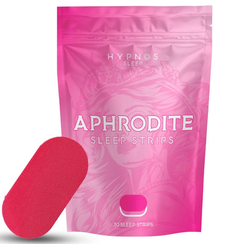 Aphrodites Pink Mouth Tape - Hypnos Sleep | For Nasal Breathing & Better Sleep | 30 Pack Tape One Month Supply  | Money Back Guarantee | Bye Bye Snoring