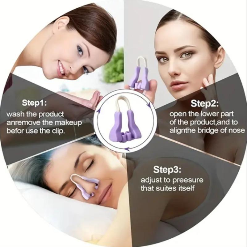 Silicone Nose Clip, 5 Counts set Professional Nose Straightener, Breathable Nose Shaper, U-shaped Nose Clip, Skin Care Tool for Women