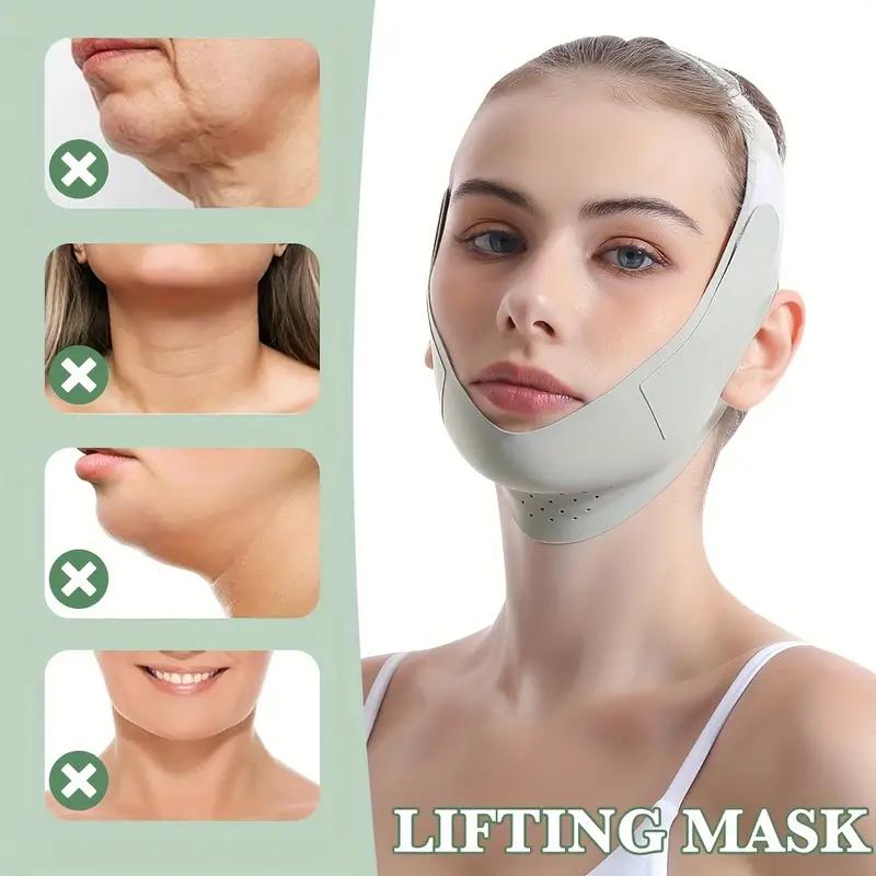 [Limited Coupon] V-Shaped Face Lift Band: Comfortable & Breathable, Designed for Double Chins. Reusable, Ideal Gift for All, Enhances Skin Elasticity!4o mini