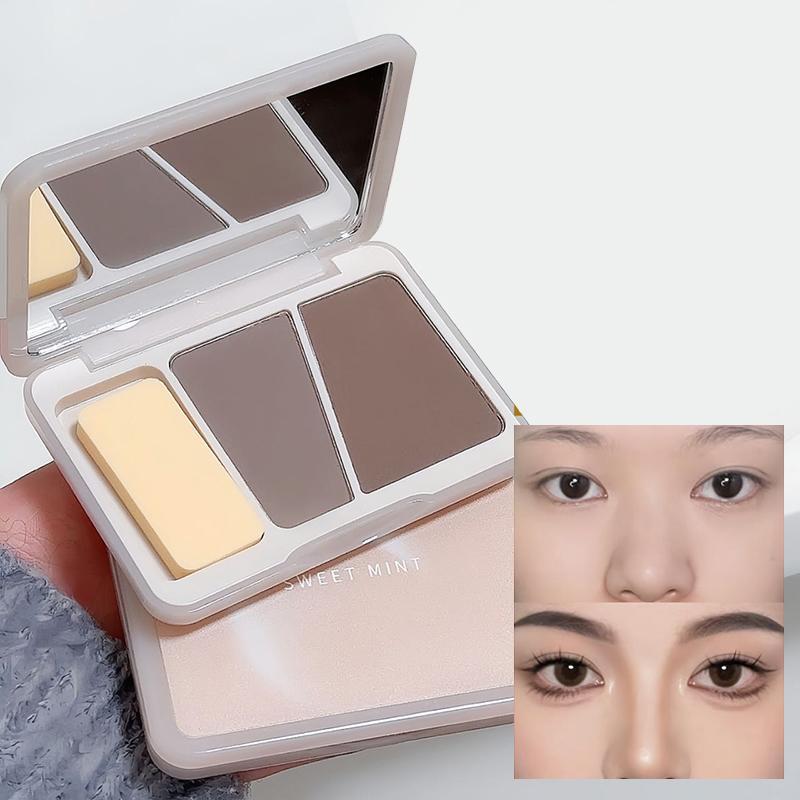 Contour & Highlighter Palette, 2 Counts Long Lasting Highlighter Palette, Facial Contouring & Detailing Makeup Palette, Makeup Products