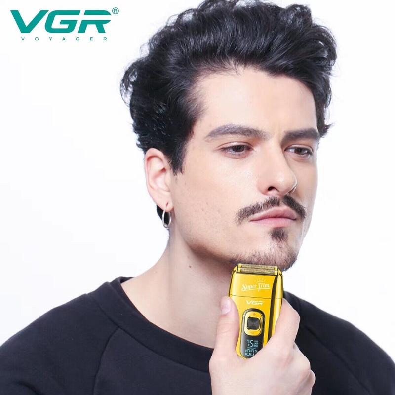 Men Professional Rechargeable Electric Shaver Trimmer Razor Hair Beard Shaving Durable Stainless Steel Comfort