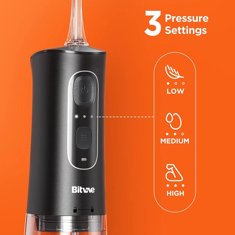 Bitvae C2 Water Dental Flosser for Teeth, Cordless Water Teeth Cleaner Picks, IPX7 Waterproof Water Flosser