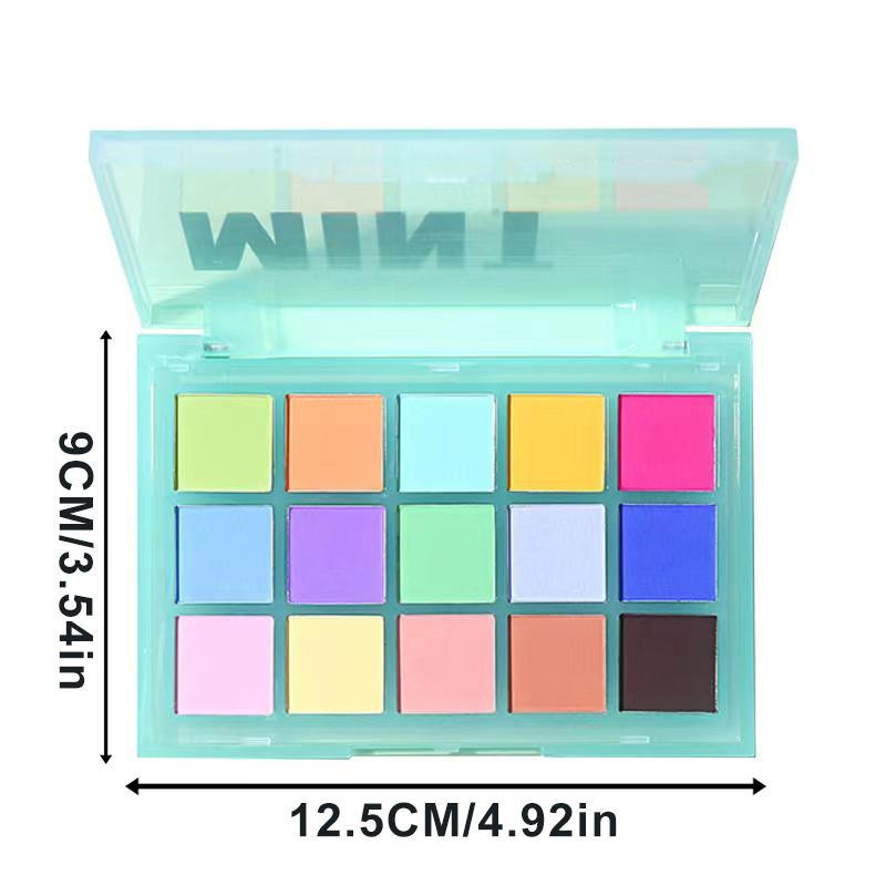 Colorful Matte Eyeshadow Palette, Blendable Eye Shadow Palette for Women, Smooth and Fine Powder Makeup Palette Great for Dresser and Beginner, Cosmetic Gift