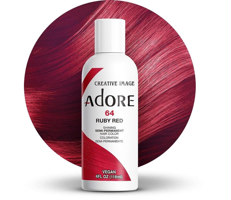 Adore Semi Permanent Hair Color - Vegan and Cruelty-Free Hair Dye - 4 Fl Oz