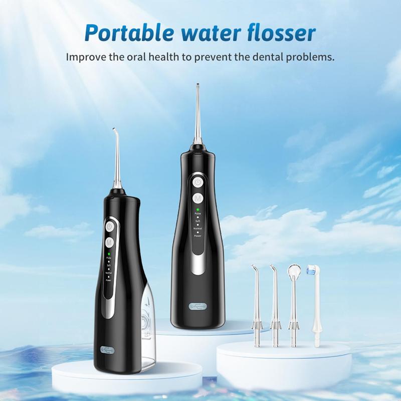 Water Flosser, 1 Box Portable Cordless Water Flosser, Rechargeable Travel Irrigation Cleaner, Waterproof Electric Flossing Machine for Teeth Cleaning