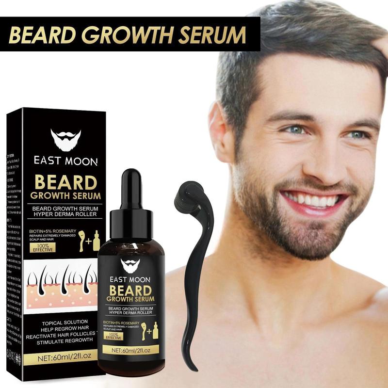 Beard Care Kit, 1 2 Sets Beard Hair Care Product, Beard Care Oil, Nourishes and Strengthens Beard, Beard Care Product for Men