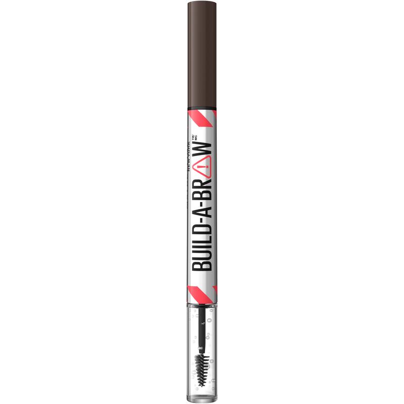 Maybelline Build-A-Brow 2-in-1 Brow Pen and Sealing Gel, Eyebrow Makeup for Real-Looking, Fuller Eyebrows