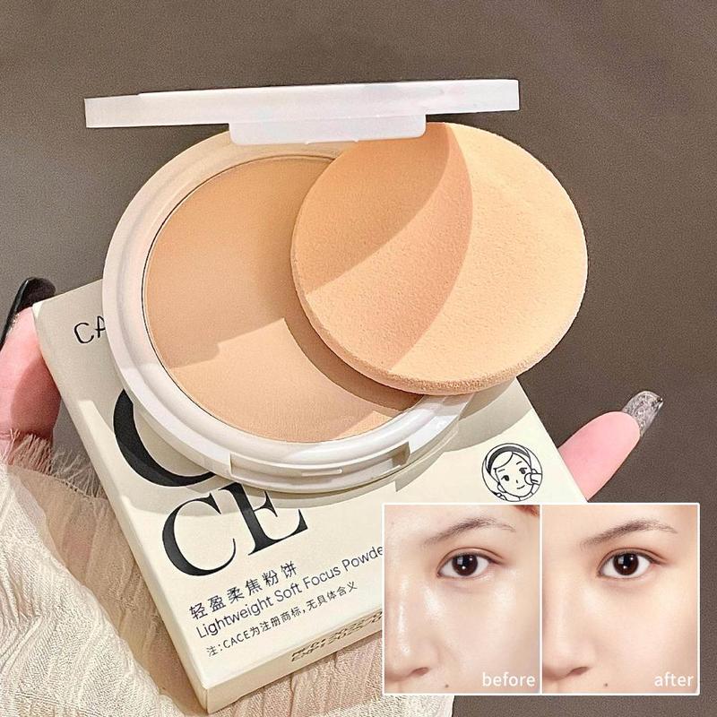 Long-wearing Pressed Powder, 1 Count Oil Control Matte Powder, Smooths Skin & Completes Makeup Powder, Face Makeup Accessories, Cosmetics, Smooths Skin & Completes Makeup Powder