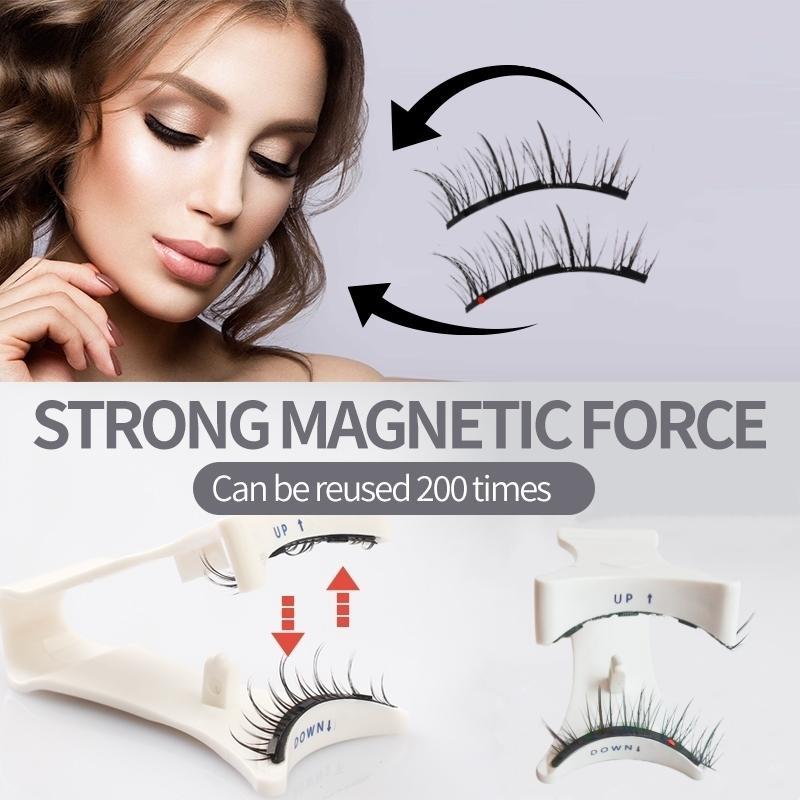 Reusable Magnetic Eyelashes, 1 Box Natural Look Eyelash Extensions, No Glue Or Liner Needed, Eye Makeup Product for Women & Girls, Eyelashes Extensions, Christmas Gift