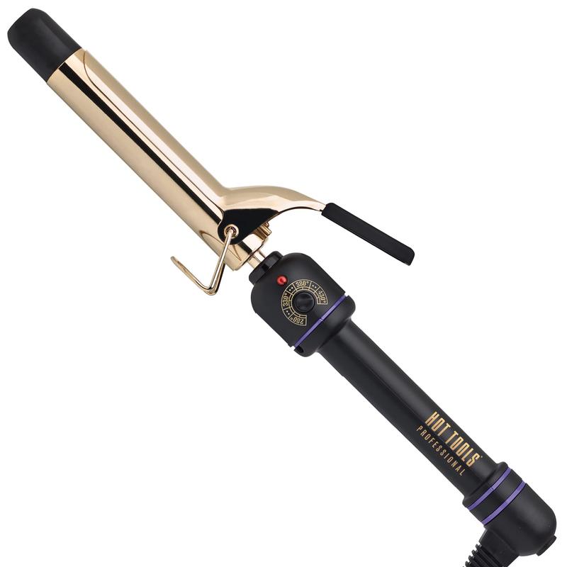 HOT TOOLS (2018 MODEL) Pro Artist 24K Gold Curling Iron | Long Lasting, Defined Curls (1 in)