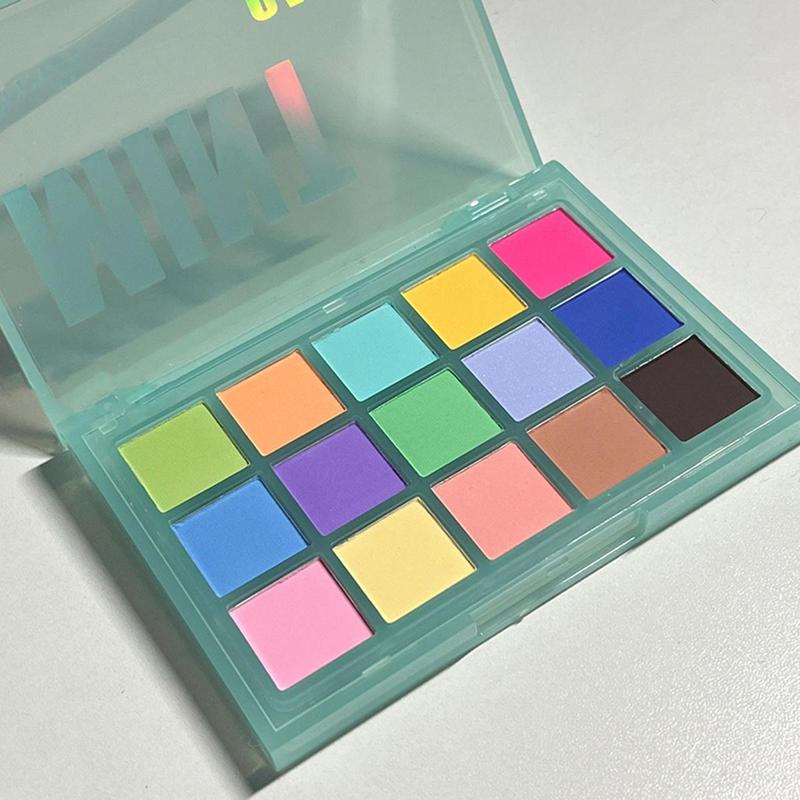 Colorful Matte Eyeshadow Palette, Blendable Eye Shadow Palette for Women, Smooth and Fine Powder Makeup Palette Great for Dresser and Beginner, Cosmetic Gift