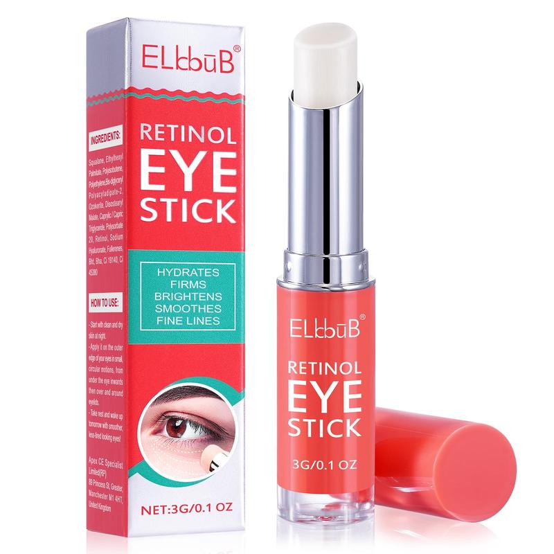 Caffeine & Retinol Eye Stick, 1 2 Counts Moisturizing & Non-greasy Eye Care Stick, Eye Care Product for Women & Men, Daily Skincare Product for All Skin Types