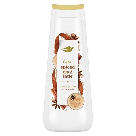 Dove Spiced Chai Latte Liquid Body Wash for Deep Nourishment Holiday Treats Limited Edition, 20 oz