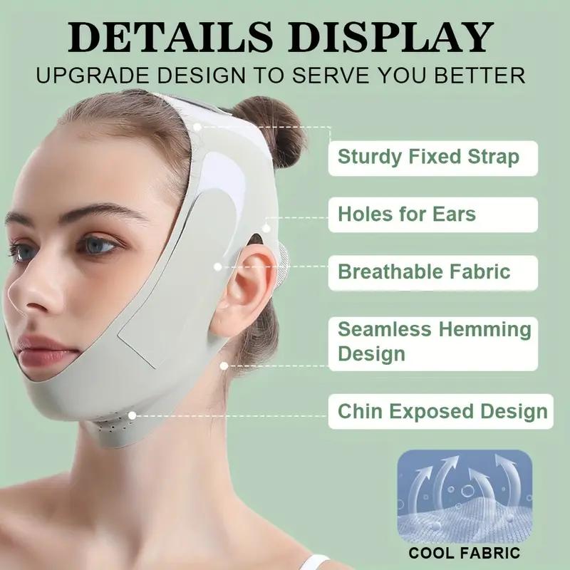 [Limited Coupon] V-Shaped Face Lift Band: Comfortable & Breathable, Designed for Double Chins. Reusable, Ideal Gift for All, Enhances Skin Elasticity!4o mini