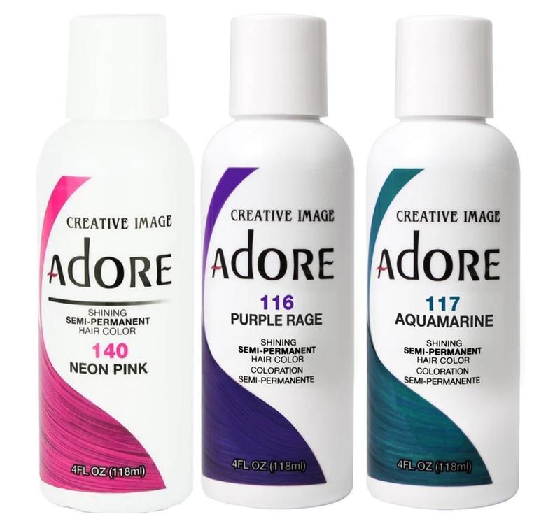 Adore Semi Permanent Hair Color - Vegan and Cruelty-Free Hair Dye - 4 Fl Oz